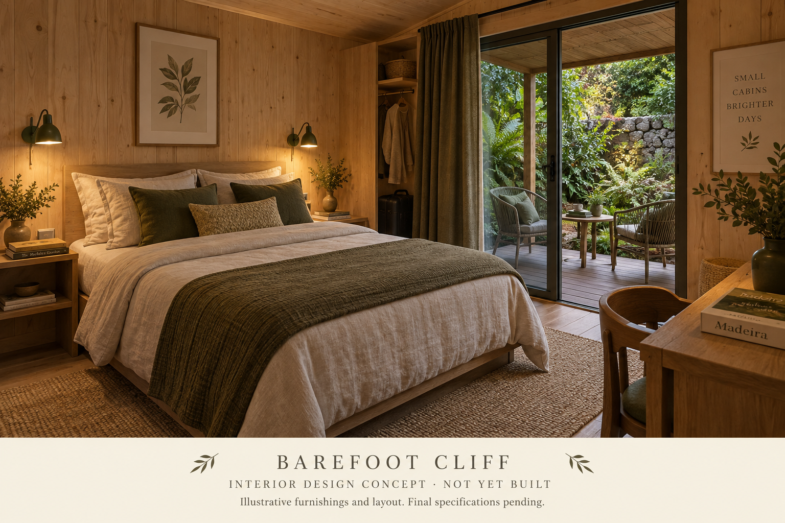 Interior concept · furnishings and layout are illustrative.